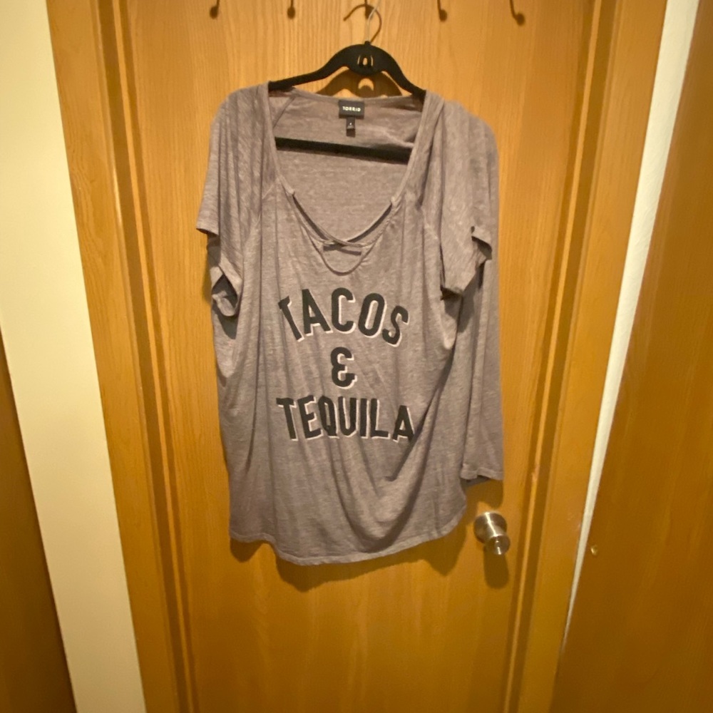 Tacos and tequila torrid shirt